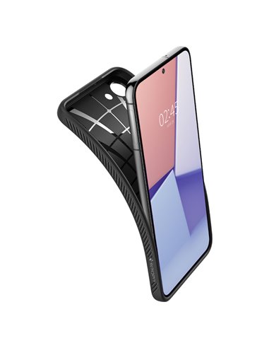 Husă Spigen Samsung S23+, Liquid Air, Negru mat