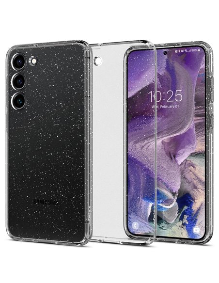 Husă Spigen Samsung S23, Liquid Crystal, Cristal cu sclipici Husă Spigen Samsung S23, Liquid Crystal, Cristal cu sclipici