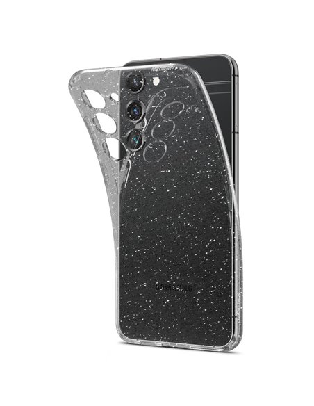 Husă Spigen Samsung S23+, Liquid Crystal, Cristal cu sclipici
