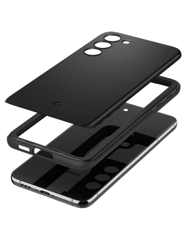 Husă Spigen Samsung S23+, Thin Fit, Negru