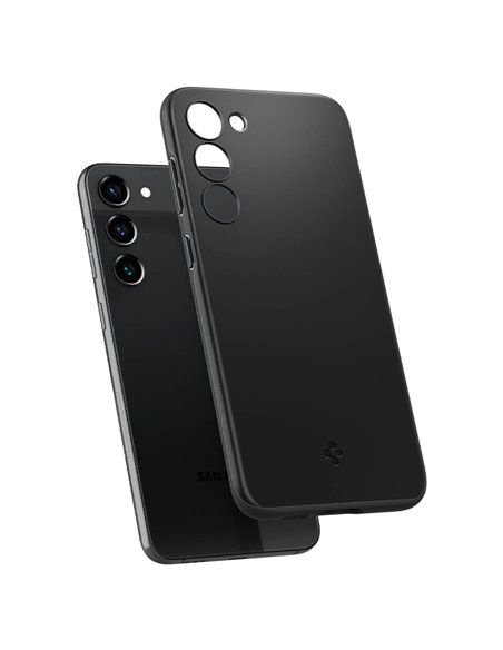 Husă Spigen Samsung S23+, Thin Fit, Negru