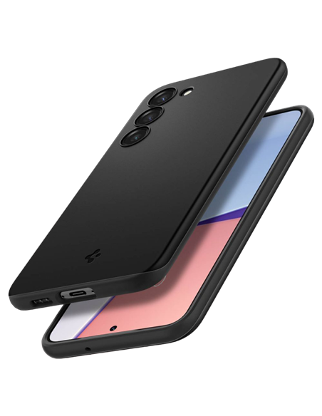Husă Spigen Samsung S23+, Thin Fit, Negru