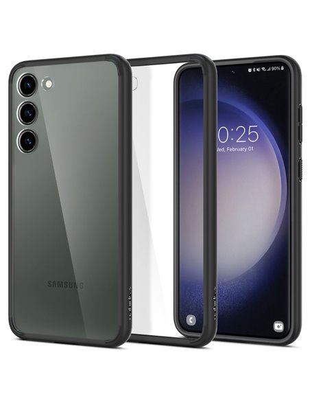 Чехол Spigen Samsung S23+, Ultra Hybrid, Матовый Черный