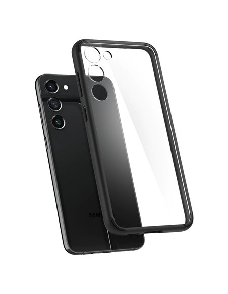 Чехол Spigen Samsung S23+, Ultra Hybrid, Матовый Черный