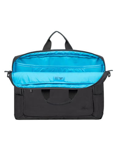 Сумка для ноутбука Rivacase 7531, 15.6", Eco-Friendly rPET Полиэстер, Чёрный