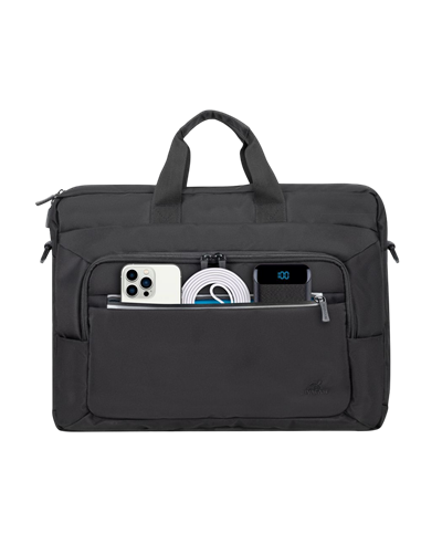 Geantă pentru Laptop Rivacase 7531, 15.6", Eco-Friendly rPET Poliester, Negru