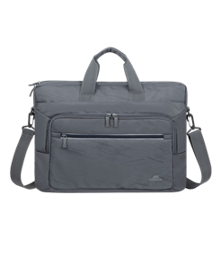 Geantă pentru Laptop RivaCase 7531, 16", Poliester RPET ECO-FRIENDLY, Gri