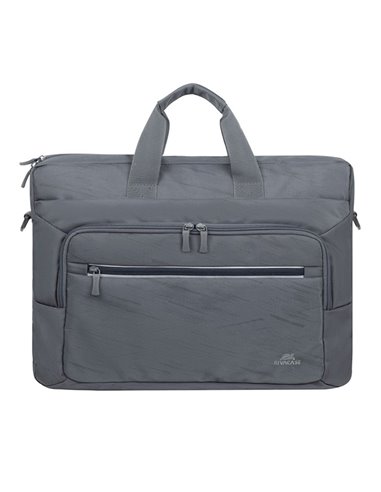 Geantă pentru Laptop RivaCase 7531, 16", Poliester RPET ECO-FRIENDLY, Gri