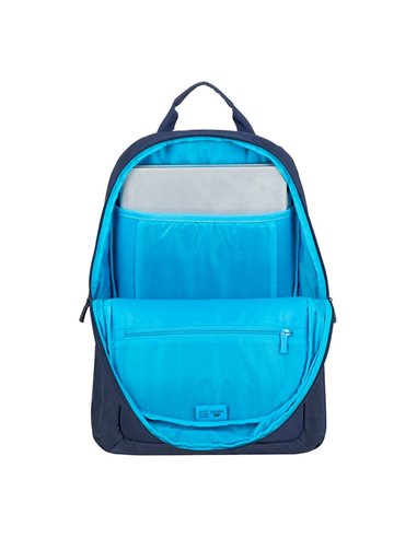 Rucsac pentru Laptop RivaCase 7561, 15.6", Poliester RPET ECO-FRIENDLY, Albastru-închis