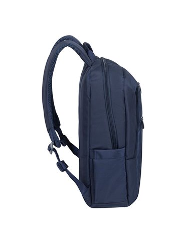 Rucsac pentru Laptop RivaCase 7561, 15.6", Poliester RPET ECO-FRIENDLY, Albastru-închis