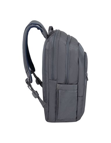 Rucsac pentru Laptop RivaCase 7569, 17.3", Poliester RPET ECO-FRIENDLY, Gri