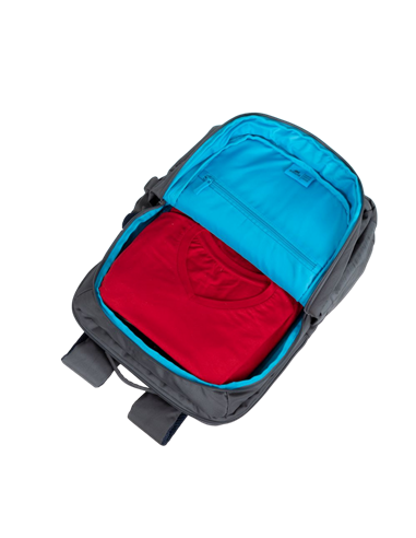 Rucsac pentru Laptop RivaCase 7569, 17.3", Poliester RPET ECO-FRIENDLY, Gri