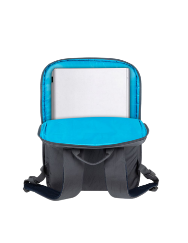 Rucsac pentru Laptop RivaCase 7569, 17.3", Poliester RPET ECO-FRIENDLY, Gri