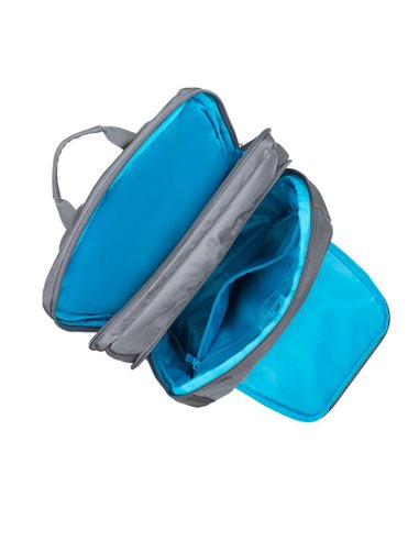 Rucsac pentru Laptop RivaCase 7569, 17.3", Poliester RPET ECO-FRIENDLY, Gri
