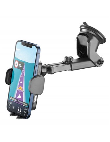 Suport Auto Cellularline Hug Dual Pro 15W, Negru