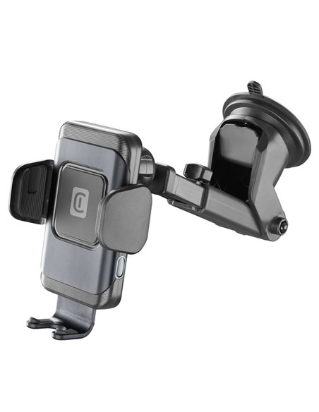 Suport Auto Cellularline Hug Dual Pro 15W, Negru