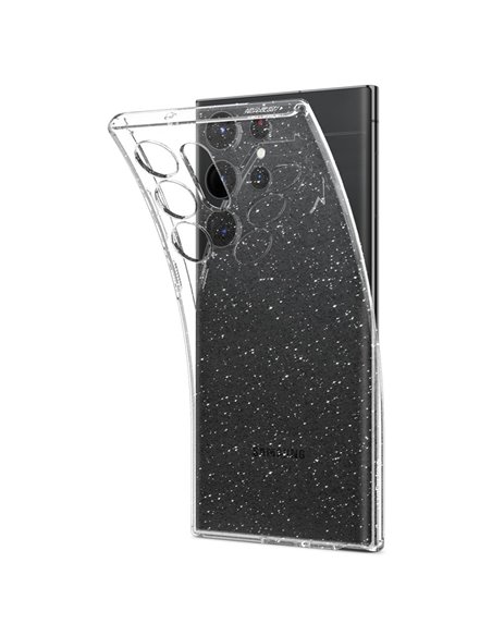 Чехол Spigen Samsung S23 Ultra, Liquid Crystal, Блестящий Кристалл Чехол Spigen Samsung S23 Ultra, Liquid Crystal, Блестящий Кристалл