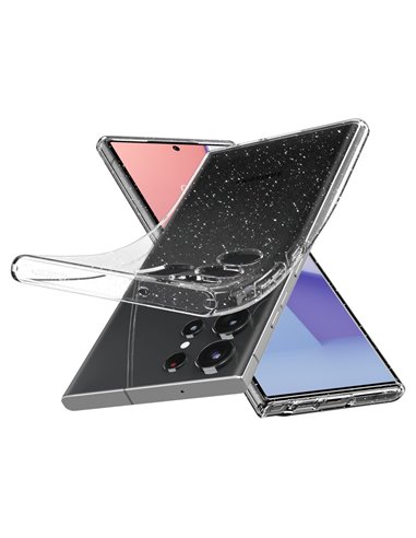 Чехол Spigen Samsung S23 Ultra, Liquid Crystal, Блестящий Кристалл
