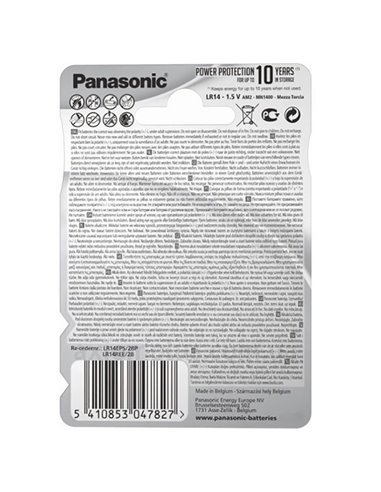 Baterii Panasonic LR14REE, LR14, 2buc.