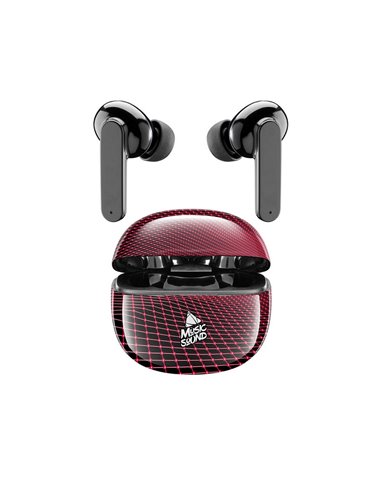 Căști Cellularline Music Sound Fantasy in ear, Negru/Rosu