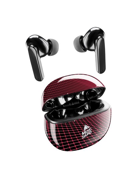 Căști Cellularline Music Sound Fantasy in ear, Negru/Rosu