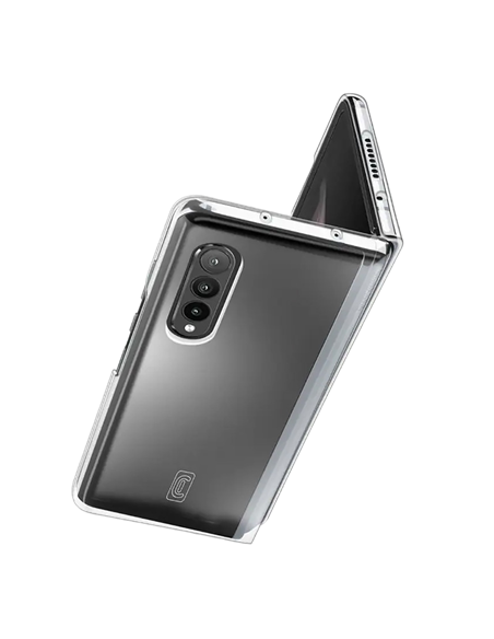 Чехол Cellularline Clear Case - Gal. Z Flip 4, Прозрачный
