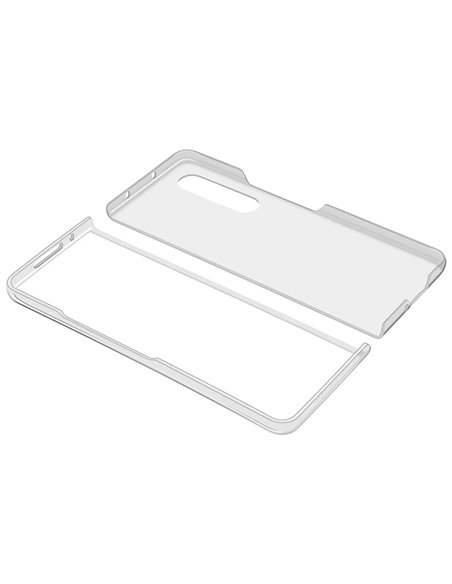Чехол Cellularline Clear Case - Gal. Z Flip 4, Прозрачный Чехол Cellularline Clear Case - Gal. Z Flip 4, Прозрачный