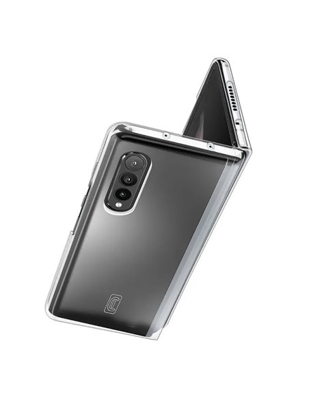 Чехол Cellularline Clear Case - Gal. Z Flip 4, Прозрачный Чехол Cellularline Clear Case - Gal. Z Flip 4, Прозрачный