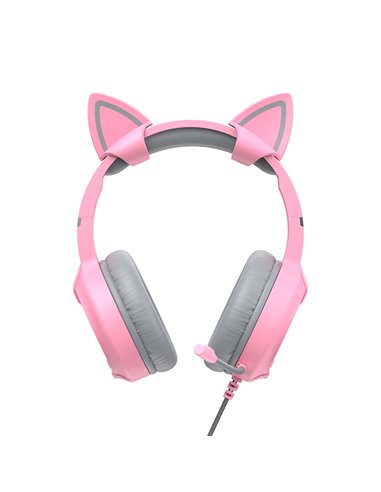Căști gaming Havit H2233d, Cu fir, Roz