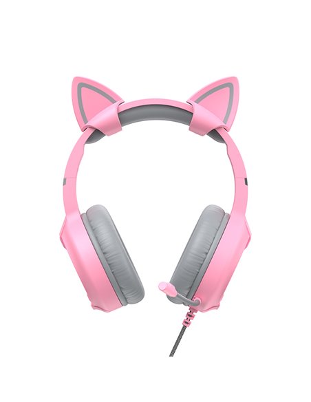 Căști gaming Havit H2233d, Cu fir, Roz