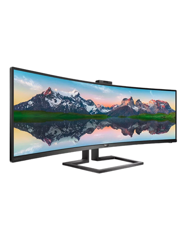 48,8" Monitor Philips 499P9H, VA 5120x1440 Dual QHD, Negru