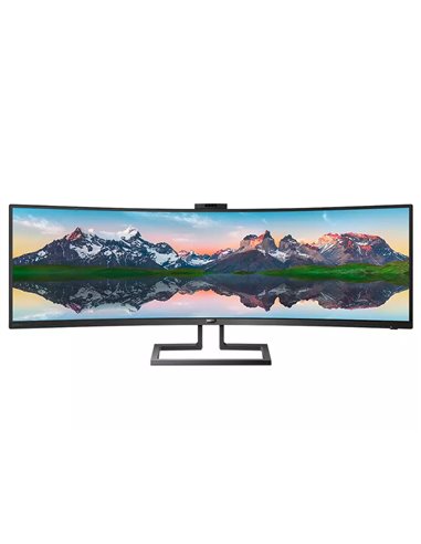48,8" Monitor Philips 499P9H, VA 5120x1440 Dual QHD, Negru