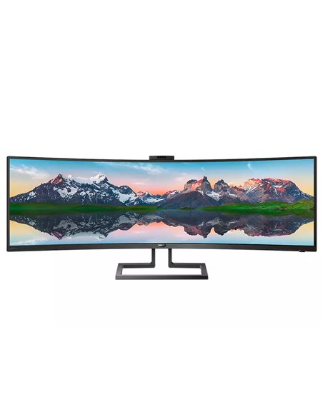48,8" Monitor Philips 499P9H, VA 5120x1440 Dual QHD, Negru