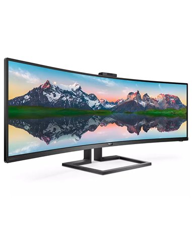 48,8" Monitor Philips 499P9H, VA 5120x1440 Dual QHD, Negru