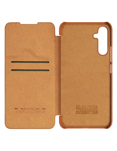 Husă tip carte Nillkin Galaxy A34 - Qin LC, Maro