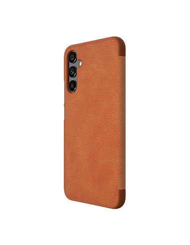Чехол книжка Nillkin Galaxy A34 - Qin LC, Коричневый