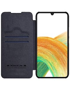 Чехол книжка Nillkin Galaxy A34 - Qin LC, Чёрный 2
