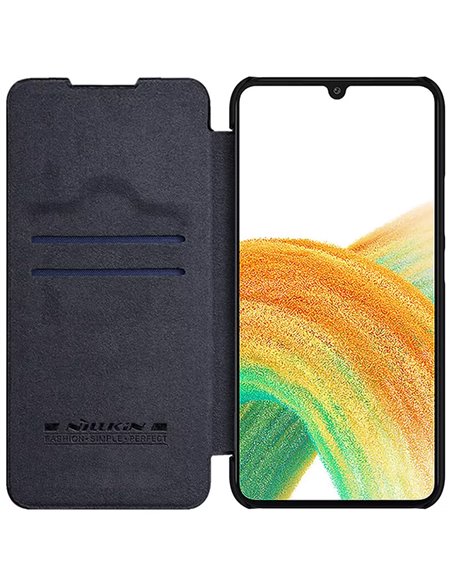 Husă tip carte Nillkin Galaxy A34 - Qin LC, Negru Husă tip carte Nillkin Galaxy A34 - Qin LC, Negru
