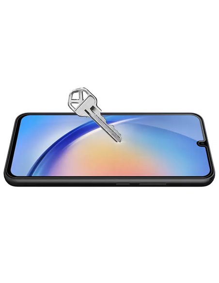 Защитное стекло Nillkin Galaxy A34 - Tempered Glass CP+ pro, Чёрный