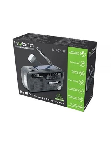 Портативное радио MUSE MH-07 DS, Чёрный