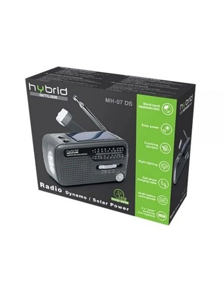 Портативное радио MUSE MH-07 DS, Чёрный