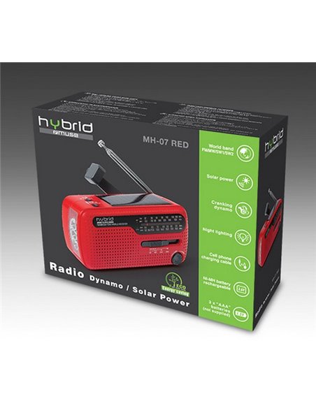 Портативная колонка MUSE MH-07 RED, Красный
