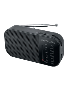 Radio portabil MUSE M-025 R, Negru
