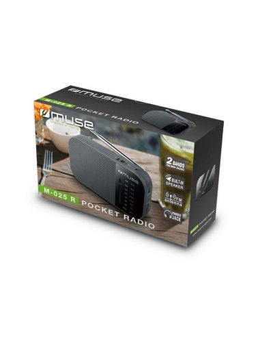 Портативное радио MUSE M-025 R, Чёрный