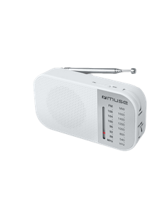 Radio portabil MUSE M-025 RW, Alb
