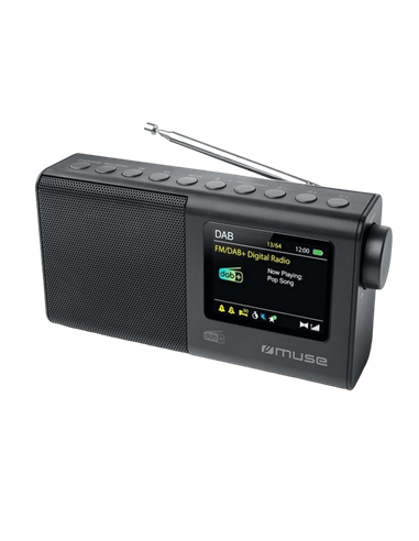 Radio portabil MUSE M-117 DB, Negru