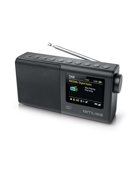 Radio portabil MUSE M-117 DB, Negru