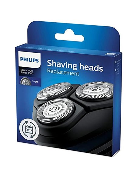 Сменная головка для электробритвы Philips Shaver series 3000 SH30/50, Серебристый Сменная головка для электробритвы Philips Shaver series 3000 SH30/50, Серебристый