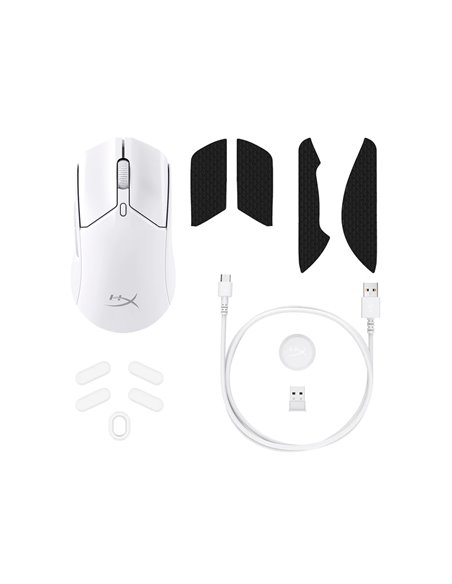 Игровая мышь HyperX Pulsefire Haste 2 Wireless, Белый