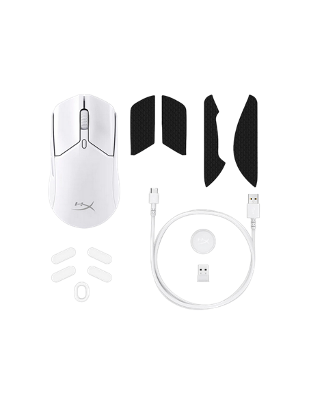 Игровая мышь HyperX Pulsefire Haste 2 Wireless, Белый